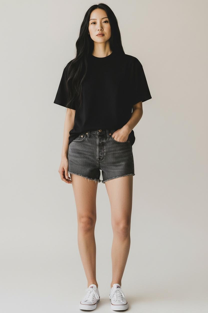 Short Levi’s Gris